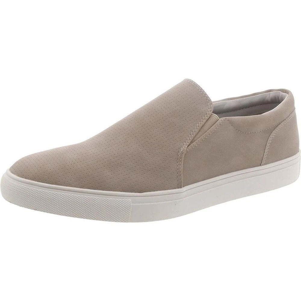 Alfani Men's Thomas Slip-On Sneakers- Off White- Size 8.5